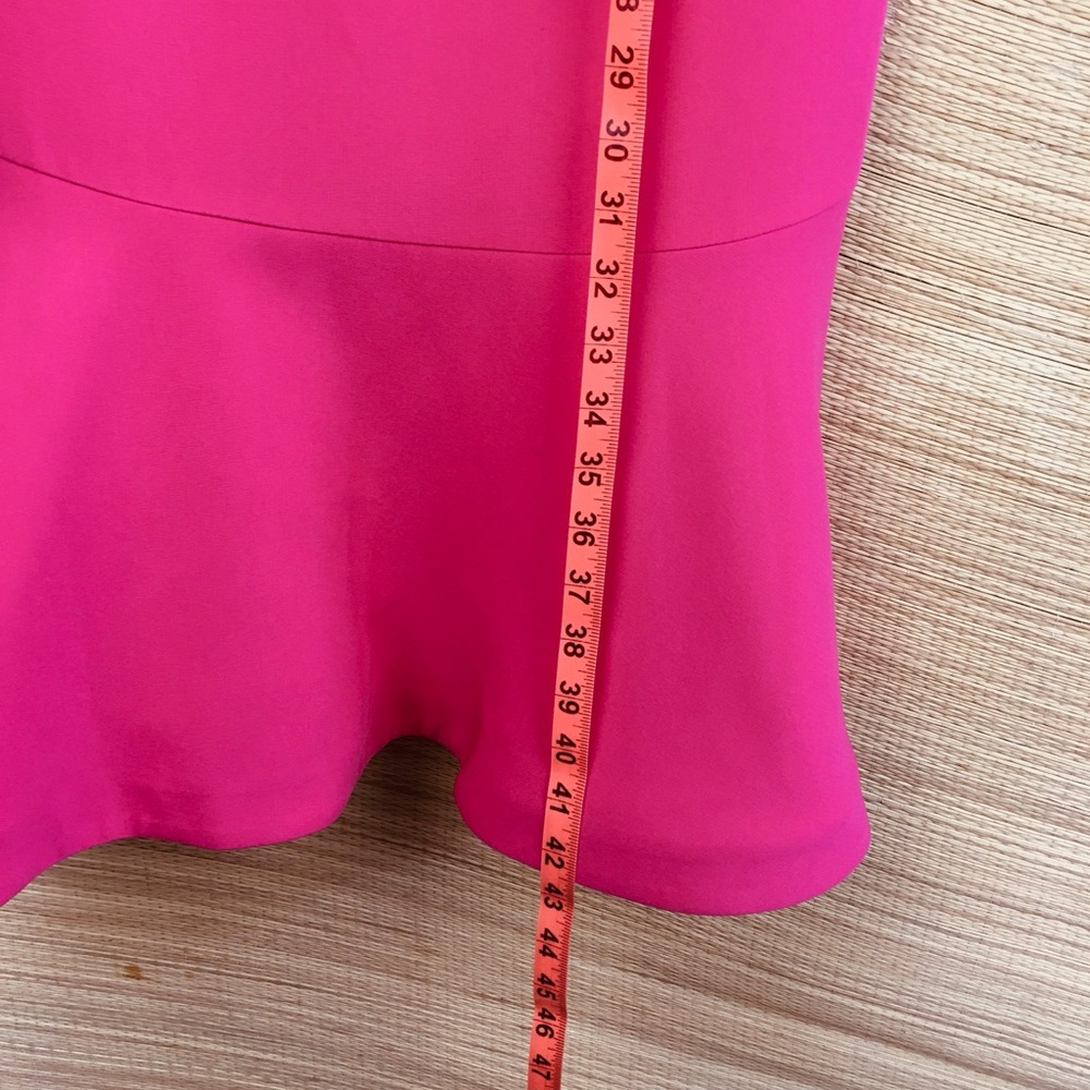 Cinq à Sept Luna Strapless Midi Dress In Hot Pink Size 10 - Picture 13 of 13